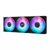 Viskas viename skysčio aušintuvas ASUS MAX GAMING LC 360 ARGB LCD — 360 mm radiatorius, 120 mm ventiliatoriai, palaiko AM4/AM5/LGA1700, juodas