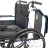 Neįgaliojo vežimėlis MDH NAVY1 lengvas aliuminis, sėdynė 43×42 cm, maks. apkrova 120 kg, sulankstomas, 14,4 kg