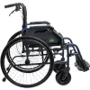 Neįgaliojo vežimėlis MDH NAVY1 lengvas aliuminis, sėdynė 43×42 cm, maks. apkrova 120 kg, sulankstomas, 14,4 kg