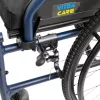 Neįgaliojo vežimėlis MDH NAVY1 lengvas aliuminis, sėdynė 43×42 cm, maks. apkrova 120 kg, sulankstomas, 14,4 kg