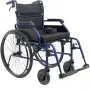 Neįgaliojo vežimėlis MDH NAVY1 lengvas aliuminis, sėdynė 43×42 cm, maks. apkrova 120 kg, sulankstomas, 14,4 kg