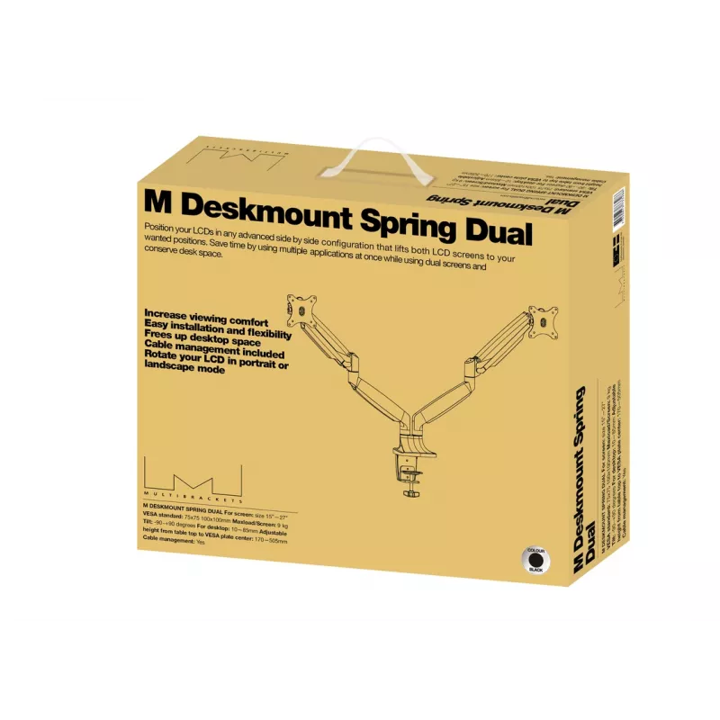Multibrackets M Deskmount Gas Spring Dual Juoda