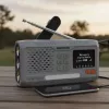 Nešiojamasis prisukamas radijas Marmitek RESQ 100 — DAB/DAB+/FM, 3 W, LCD, USB-C, 3,5 mm lizdas, šviesiai pilkas