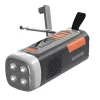 Marmitek RESQ 200 – rankinio užvedimo radijas, Nešiojamasis, Analoginis ir skaitmeninis, DAB, DAB+, FM, 87.5 - 108 MHz, 170 - 240 MHz, 3 W