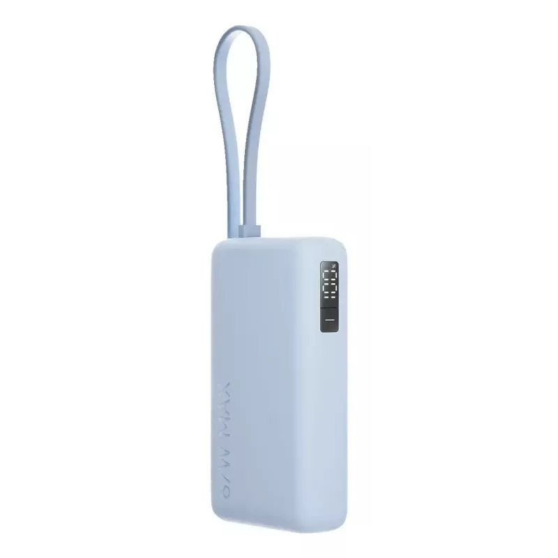 Nešiojama išorinė baterija Xiaomi 67W 10000 mAh Li-Ion Mėlyna, USB-C + USB-A, 3 įrenginių palaikymas