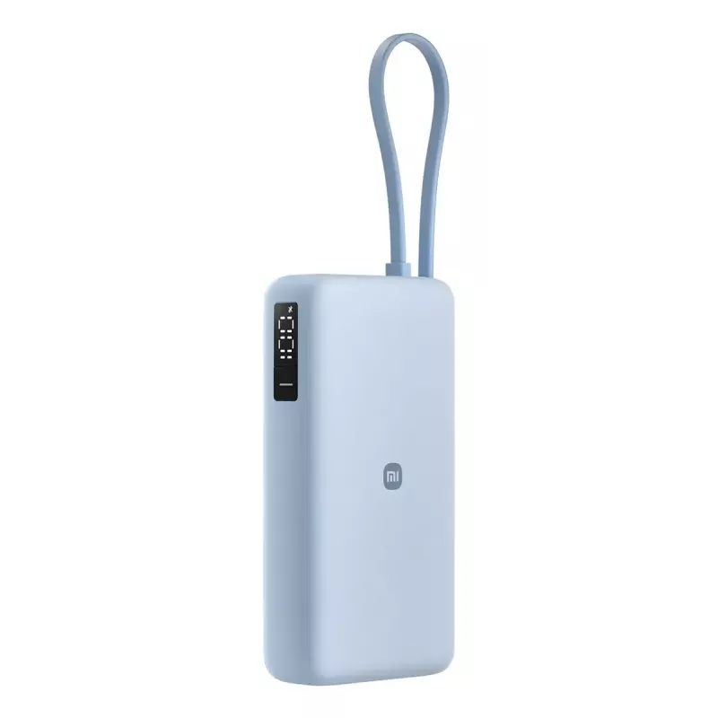 Išorinė baterija Xiaomi 67W 20000 mAh Li-Ion mėlyna — 11,1 V, USB-A + USB-C, palaiko 3 įrenginius