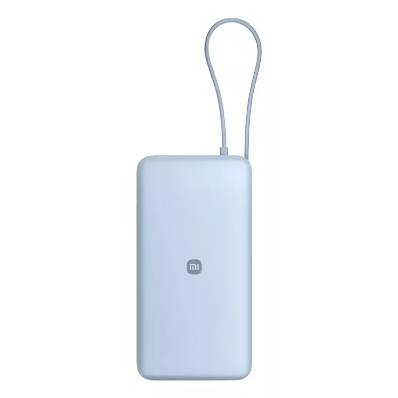 Išorinė baterija Xiaomi 67W 20000 mAh Li-Ion mėlyna — 11,1 V, USB-A + USB-C, palaiko 3 įrenginius