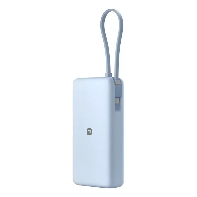 Išorinė baterija Xiaomi 67W 20000 mAh Li-Ion mėlyna — 11,1 V, USB-A + USB-C, palaiko 3 įrenginius
