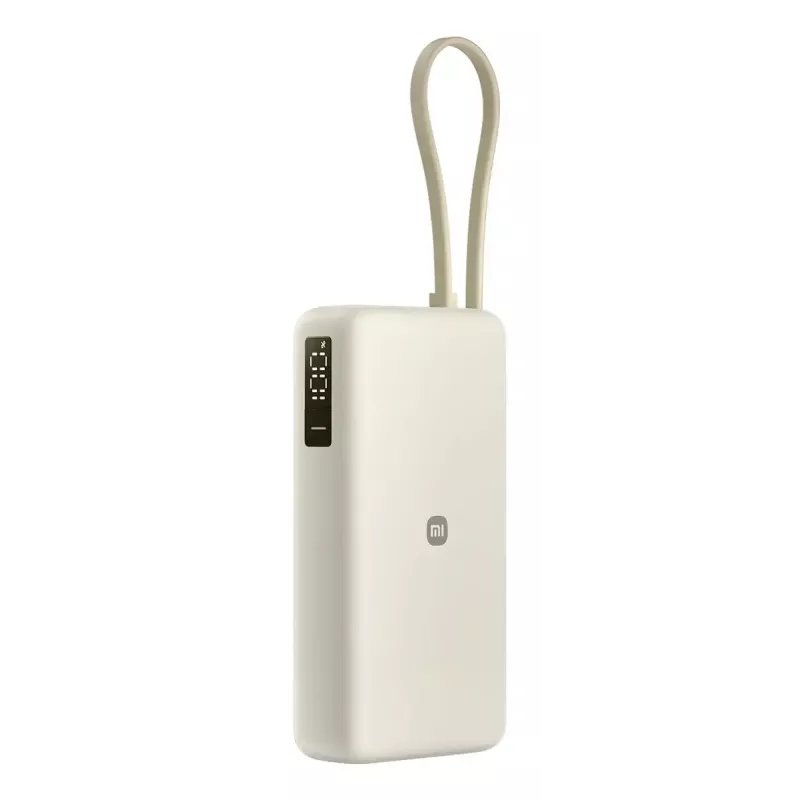Nešiojama išorinė baterija Xiaomi 67W 20000 mAh Li-Ion, 11,1V, USB-A + USB-C, Smėlio spalvos