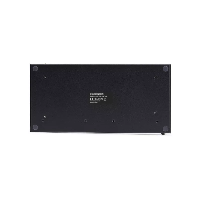 StarTech.com 8 prievadų HDMI KVM komutatorius su 1U stovo montavimo rinkiniu, 4K 60Hz HDMI 2.0, mygtukų ir sparčiųjų klavišų perjungimas, 4 prievadų USB šakotuvas, nepriklausomas nuo OS, atitinka TAA