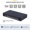 StarTech.com 8 prievadų HDMI KVM komutatorius su 1U stovo montavimo rinkiniu, 4K 60Hz HDMI 2.0, mygtukų ir sparčiųjų klavišų perjungimas, 4 prievadų USB šakotuvas, nepriklausomas nuo OS, atitinka TAA