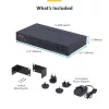 StarTech.com 8 prievadų HDMI KVM komutatorius su 1U stovo montavimo rinkiniu, 4K 60Hz HDMI 2.0, mygtukų ir sparčiųjų klavišų perjungimas, 4 prievadų USB šakotuvas, nepriklausomas nuo OS, atitinka TAA