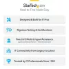 StarTech.com 8 prievadų HDMI KVM komutatorius su 1U stovo montavimo rinkiniu, 4K 60Hz HDMI 2.0, mygtukų ir sparčiųjų klavišų perjungimas, 4 prievadų USB šakotuvas, nepriklausomas nuo OS, atitinka TAA