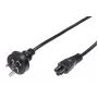 Microconnect PE010818AUSTRALIA maitinimo laidas juodas 1,8 m maitinimo kištuko tipas I C5 jungtis