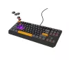 GENESIS Thor 230 TKL klaviatūra, skirta žaidimams, USB + RF belaidis ryšys + Bluetooth QWERTY, juoda, pilka, oranžinė