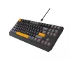 GENESIS Thor 230 TKL klaviatūra, skirta žaidimams, USB + RF belaidis ryšys + Bluetooth QWERTY, juoda, pilka, oranžinė