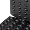 Vaflinė Mesko MS 3041 — 1600 W, juoda, pagamina 24 elipsės formos vaflius (220–240 V)