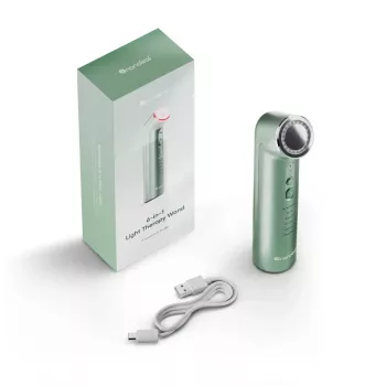 Nanoleaf 6-in-1 LED light therapy wand, green