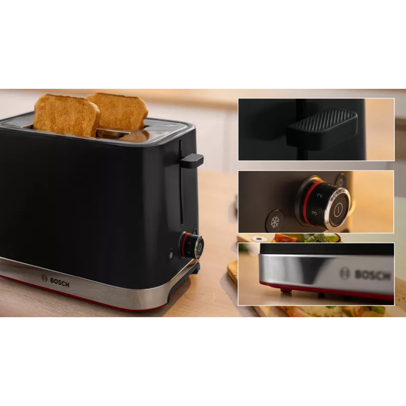 Bosch TAT4M223 skrudintuvas 4 2 riekės 950 W juodas, nerūdijantis plienas