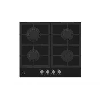 Beko HILG 642C5 SB Juoda Įmontuojama 60 cm Dujinė 4 zonų