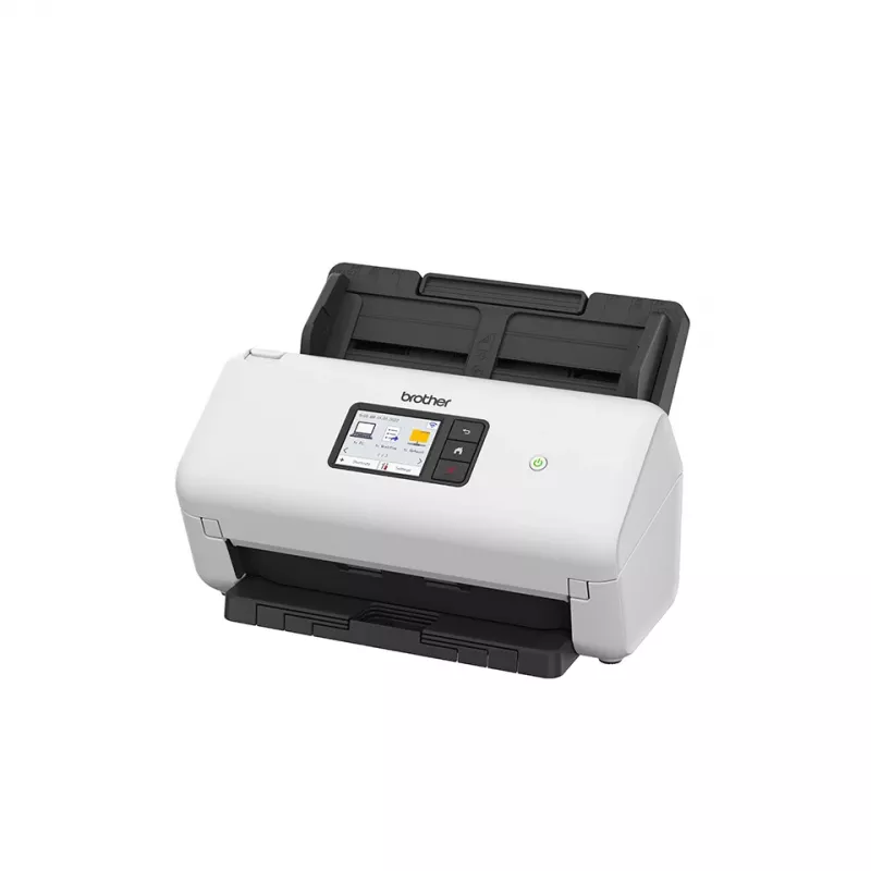 ADF skaitytuvas Brother ADS-4550W 600 x 600 DPI dvigubas CIS 60 lapų ADF 7,11 cm ekranas 48 bitų įvestis 24 bitų išvestis 5250 puslapių per dieną Juoda Balta