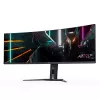 Monitorius GIGABYTE 49 colių OLED CO49DQ DQHD 5120×1440 144 Hz, HDR, FreeSync, 10 bitų, 2×HDMI 2.1, USB-C, VESA 100×100