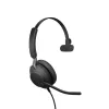 Jabra Evolve2 40 USB-C, MS Teams Mono, laidinis, biuras/skambučių centras, 20–20000 Hz, 113 g, ausinės, juodos