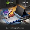ASUS Vivobook 16X K3605VU-WS96 Intel® Core™ i9 i9-13900H nešiojamas kompiuteris 40,6 cm (16 colių) WUXGA 16 GB DDR4-SDRAM 1 TB SSD NVIDIA GeForce RTX 4050 Wi-Fi 6E (802.11ax) Windows 11 Home sidabrinis