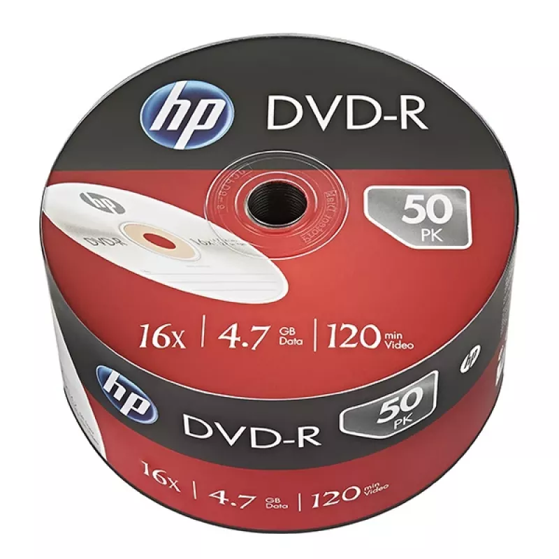 VERBATIM DVD‑R 16x 4.7GB 50 vnt. pakuotė (modelis DDHP69303PLG)