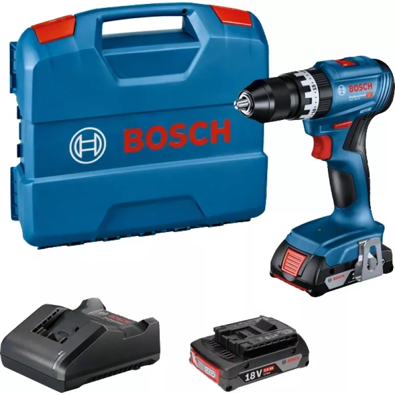 Bosch 0 601 9K3 302 gręžtuvas 1900 aps./min 1 kg Juoda, Mėlyna, Raudona