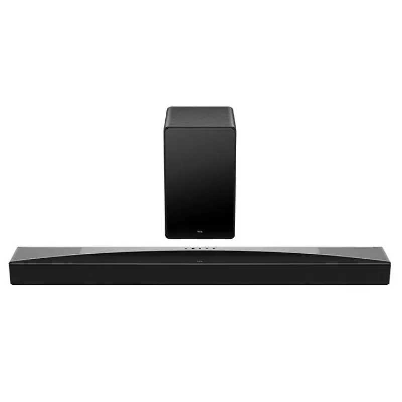 Garso juosta TCL Q75H 620W 5.1.2 kanalų su belaidžiu aktyviu žemų dažnių garsiakalbiu, HDMI 2.1, Bluetooth 5.3, Wi‑Fi 5, 1040×110×58 mm