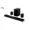 TCL Q Q85H Class 7.1.4 kanalų garso juosta su Dolby Atmos, belaidžiu žemųjų dažnių garsiakalbiu ir belaidžiais erdvinio garso garsiakalbiais