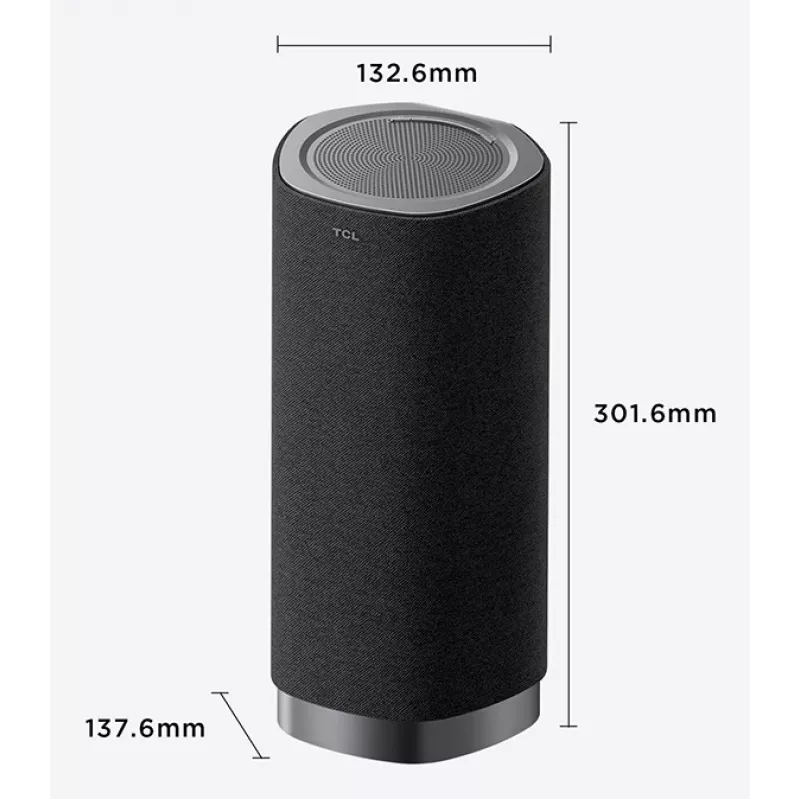 TCL Z100 Belaidis Dolby Atmos FlexConnect garsiakalbis, 1.1.1 kanalai, 170 W, Dolby Atmos, Dolby Digital Plus, Dolby MAT, Dolby Surround, Dolby TrueHD, 95 dB, 170 W, Metalinis