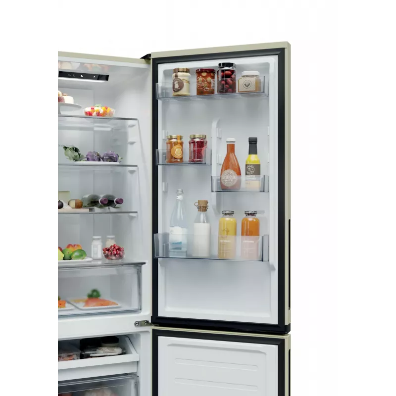 Candy CNCQ2T518EC Laisvai pastatomas 279 L Kreminės spalvos