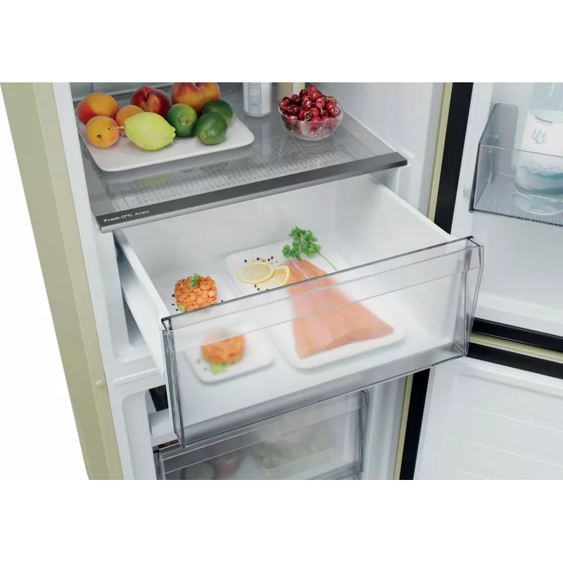 Candy CNCQ2T518EC Laisvai pastatomas 279 L Kreminės spalvos
