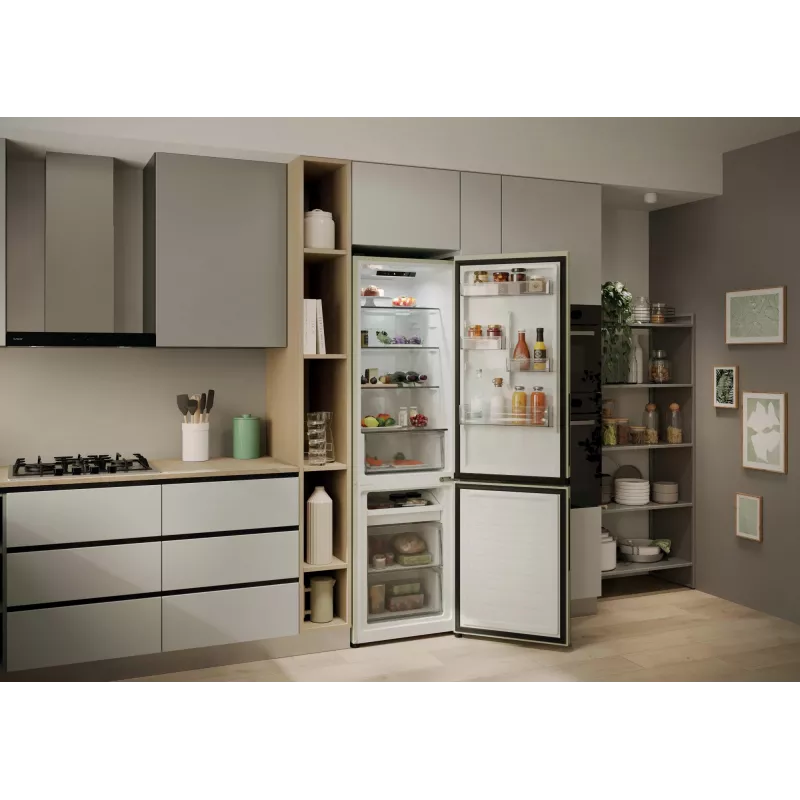Candy CNCQ2T518EC Laisvai pastatomas 279 L Kreminės spalvos