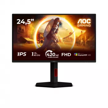 AOC G4 25G4KUR kompiuterio monitorius 62,2 cm (24,5 col.) 1920 x 1080 pikselių Full HD LED juoda, raudona