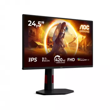 AOC G4 25G4KUR kompiuterio monitorius 62,2 cm (24,5 col.) 1920 x 1080 pikselių Full HD LED juoda, raudona