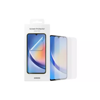 Ekrano apsauga Samsung EF-UA346 skaidri Galaxy A34 5G, permatoma, 2 vnt., tinka 6,6 colio ekranui