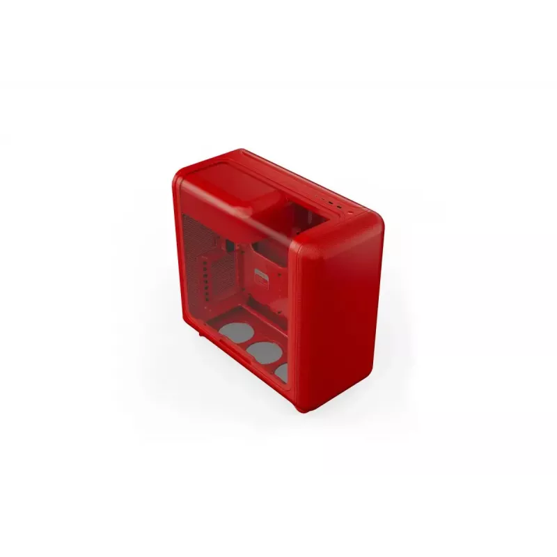Vidutinio dydžio kompiuterio korpusas HYTE X50 (Cherry) — HYTE X50 VIDUTINIO DYDŽIO KORPUSAS CHERRY