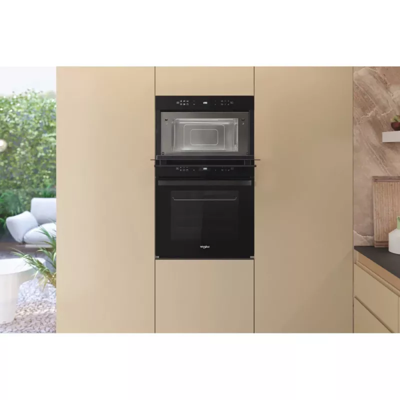 Whirlpool AMW 6440 FB juoda Grilio mikrobangų krosnelė Įmontuojama 31 L 1000 W