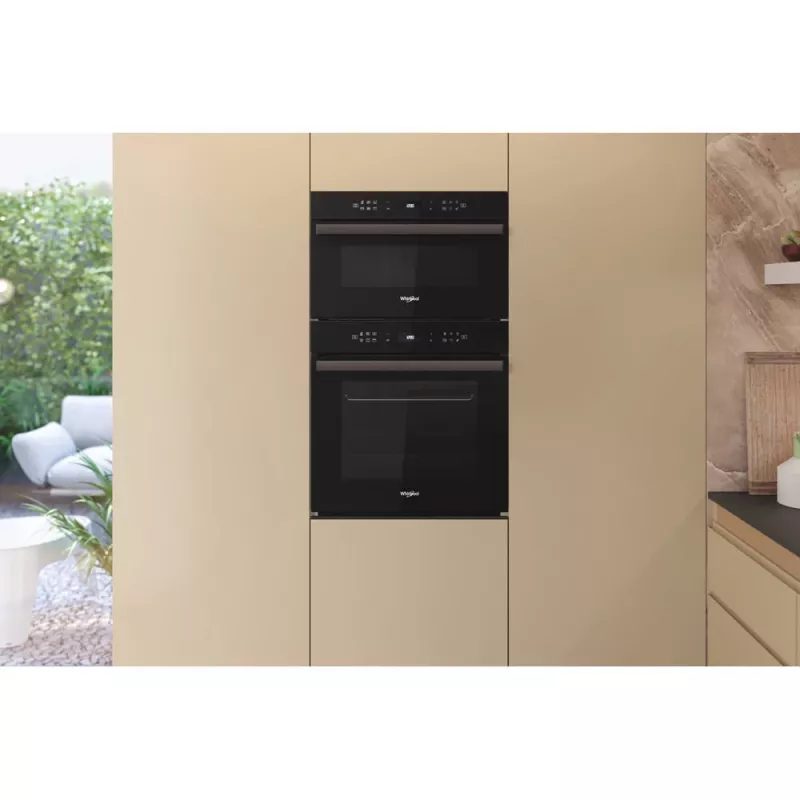 Whirlpool AMW 6440 FB juoda Grilio mikrobangų krosnelė Įmontuojama 31 L 1000 W