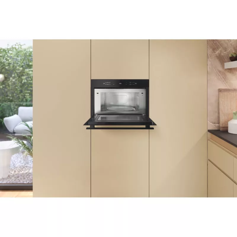 Whirlpool AMW 6440 FB juoda Grilio mikrobangų krosnelė Įmontuojama 31 L 1000 W