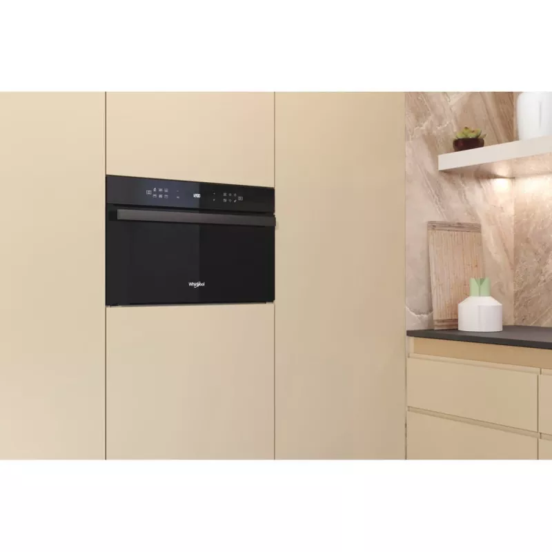 Whirlpool AMW 6440 FB juoda Grilio mikrobangų krosnelė Įmontuojama 31 L 1000 W