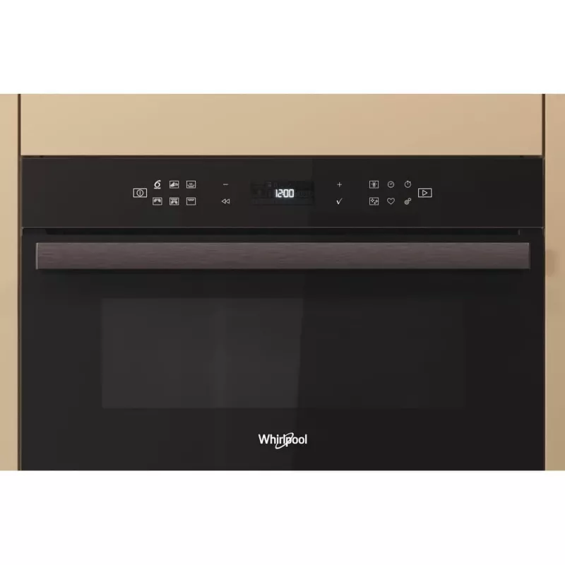 Whirlpool AMW 6440 FB juoda Grilio mikrobangų krosnelė Įmontuojama 31 L 1000 W