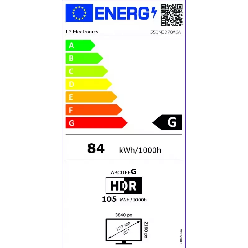 LG QNED AI 55 col. QNED70 4K Smart TV 2025 139.7 cm (55 col.) 4K Ultra HD Wi-Fi juodas