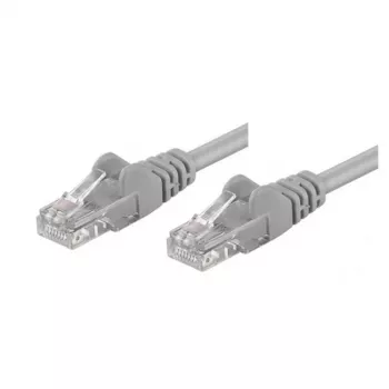 Techly 50 m RJ45 Cat 5e tinklo kabelis Pilka Cat5e U/UTP (UTP)