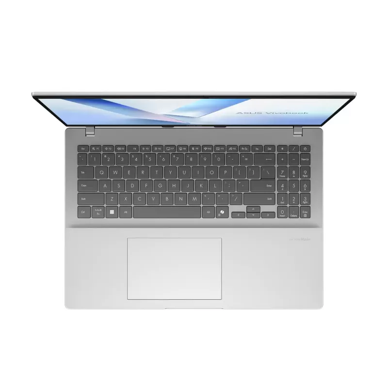 Nešiojamas kompiuteris ASUS Vivobook 16 M1607KA-MB150W — 16 colių IPS WUXGA 1920×1200, AMD Ryzen AI 5, 16 GB DDR5, 512 GB SSD, Radeon, Windows 11 Home