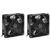 Intellinet 2 ventiliatorių vėdinimo įrenginys 19 colių sieninėms spintoms, tvirtinamas ant stogo, 1,8 m maitinimo laidas su EU CEE 7/7 kištuku, formato 120 x 120 mm, įžeminimo komplektas komplekte, juodas