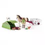 Veiksmo / nuotykių Schleich HORSE CLUB Saros stovyklavimo nuotykis